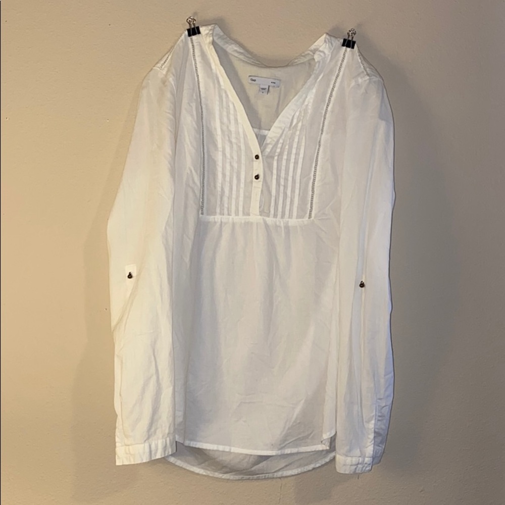 White Long Sleeve Blouse